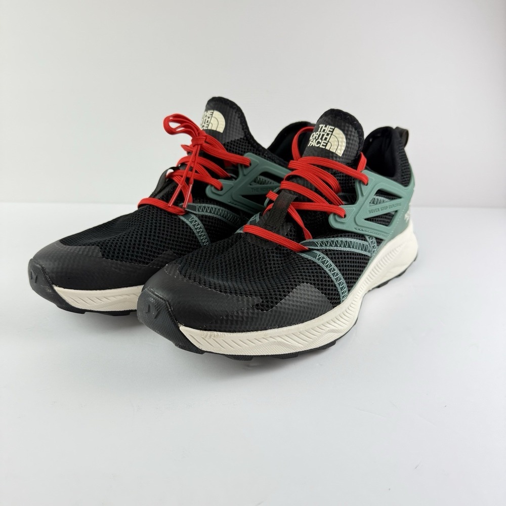 THE NORTH FACE Oxeye Tech Trail Running Shoes Men's Size 10.5 High Rise Grey